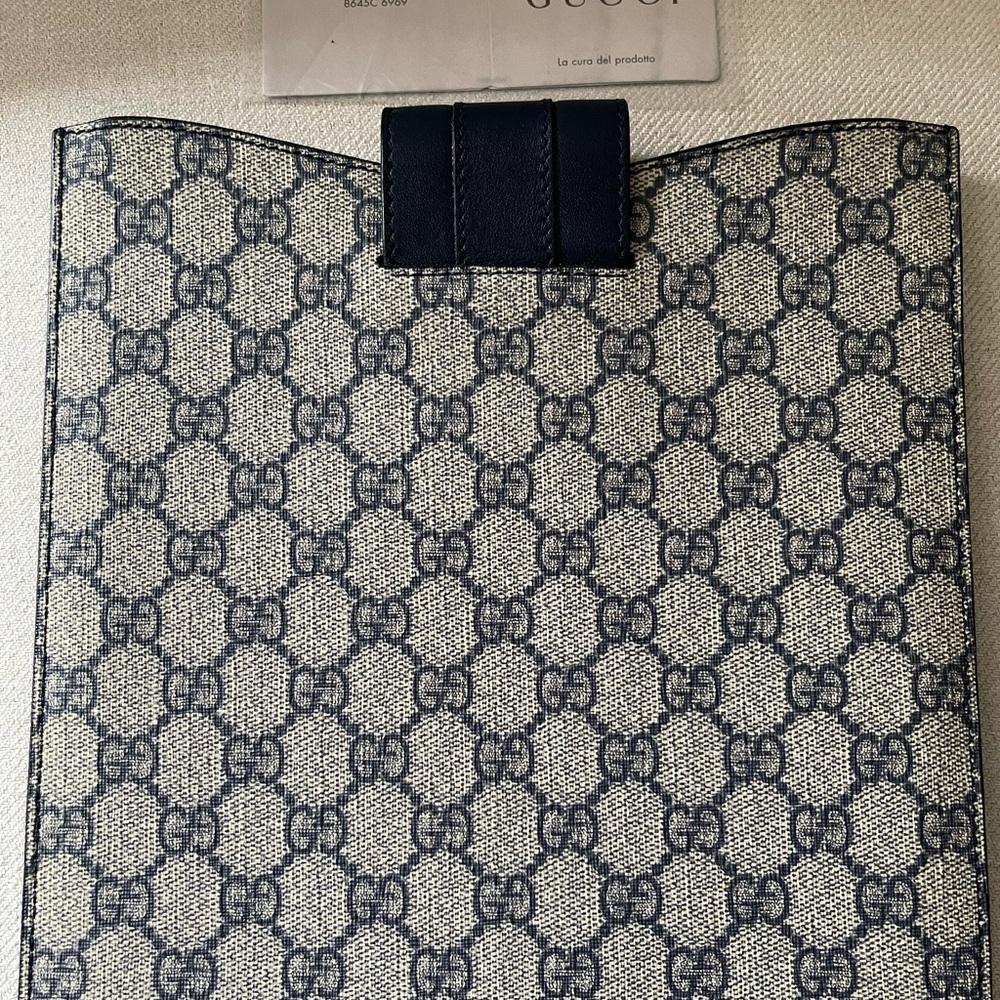 Gucci Navy blue IPAD case